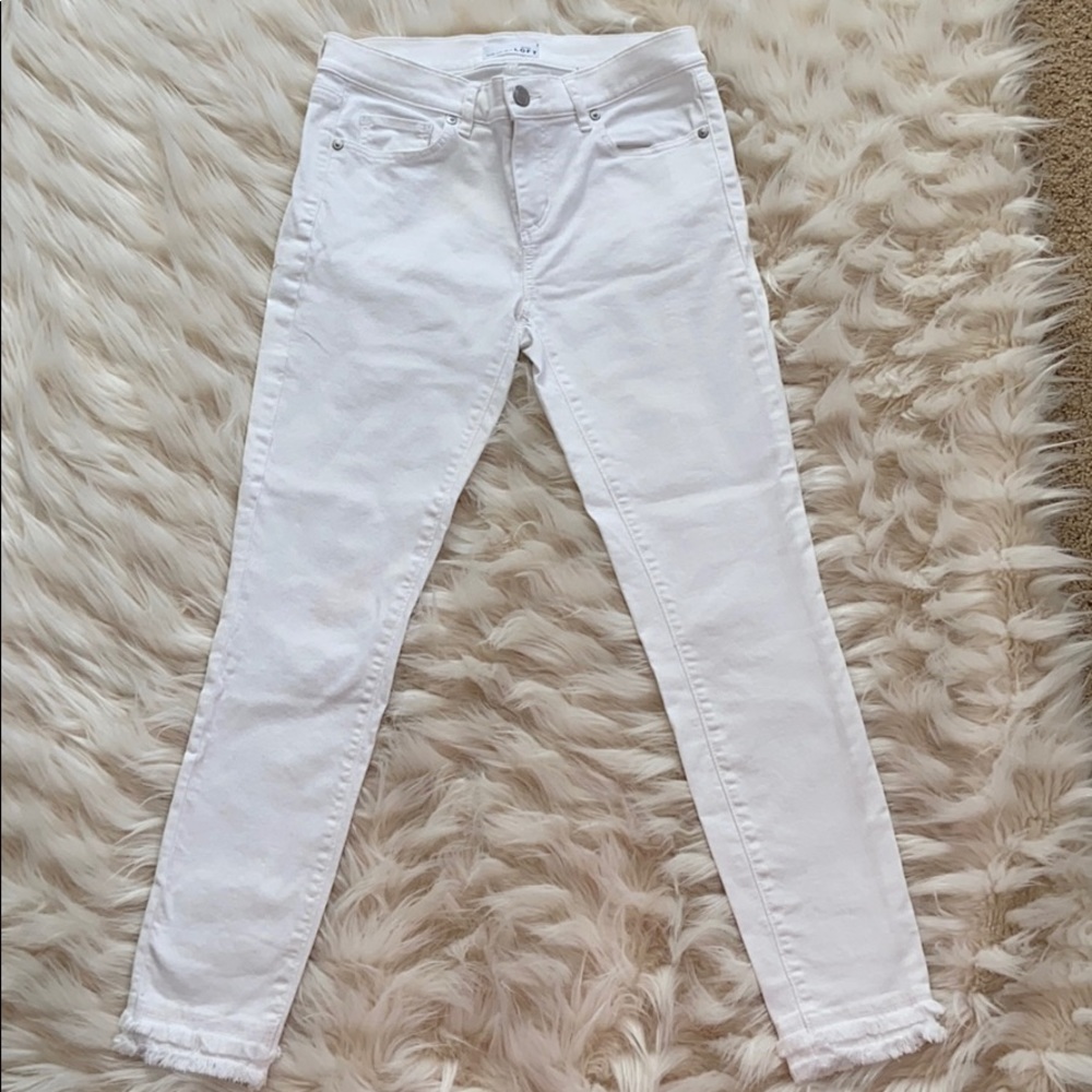 Loft white jeans